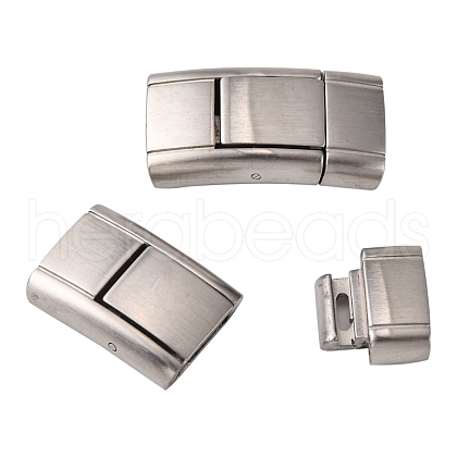 Tarnish Resistant 304 Stainless Steel Bayonet Clasps STAS-K145-24P-1