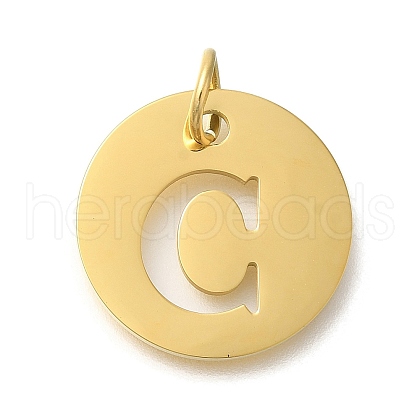 Ion Plating(IP) 304 Stainless Steel Pendants STAS-M074-01G-C-1