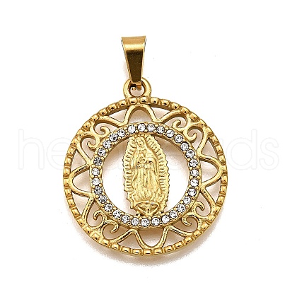 304 Stainless Steel Pendants STAS-B086-09I-G-1