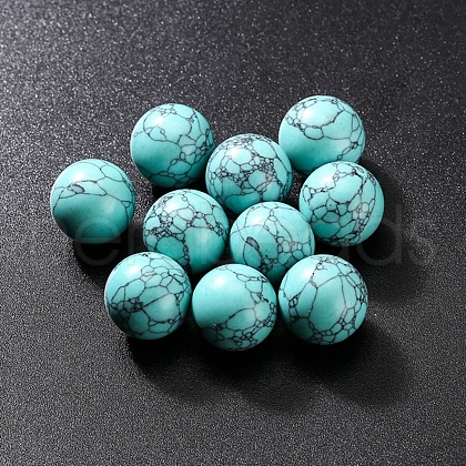 Synthetic Turquoise Crystal Ball PW-WG50182-06-1