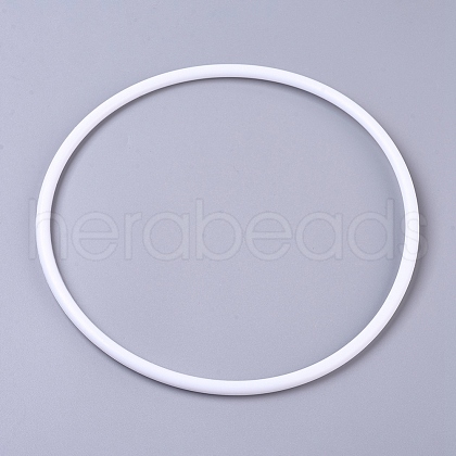 Hoops Macrame Ring X-DIY-WH0157-47G-1