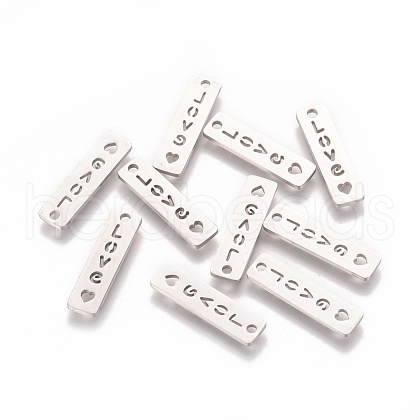 Non-Tarnish 201 Stainless Steel Pendants STAS-Q201-T078-1