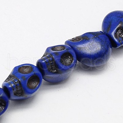 Synthetic Turquoise Beads Strands TURQ-G113-10x12mm-13-1