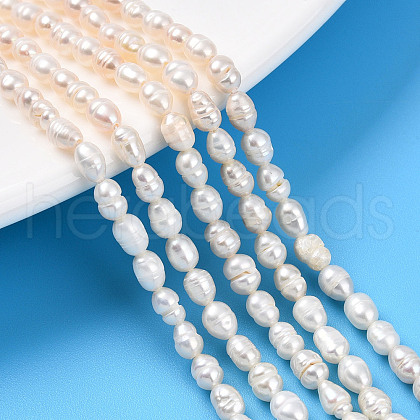 Natural Cultured Freshwater Pearl Beads Strands PEAR-N012-03S-1