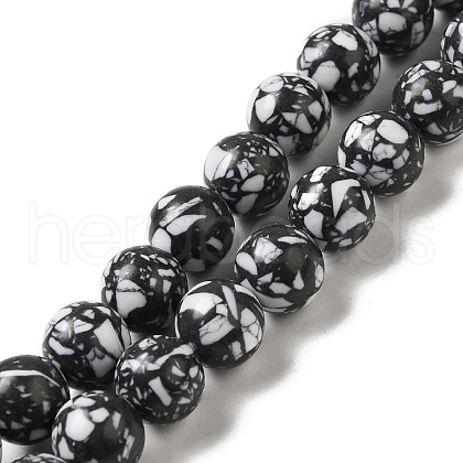 Synthetic Gemstone Dyed Beads Strands G-P507-03B-05-1