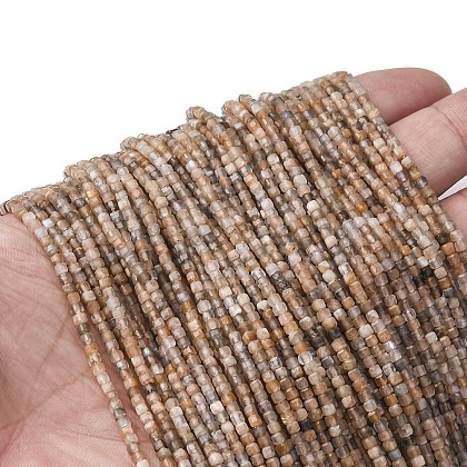 Natural Moonstone Beads Strands G-RM2025-C19-A-1