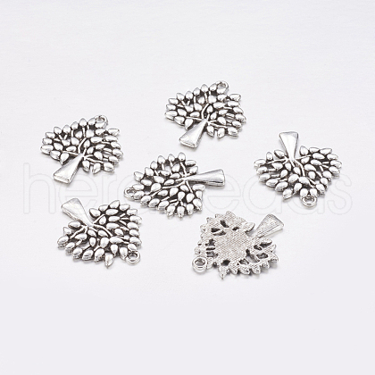 Tibetan Style Pendants TIBEP-A13000-AS-LF-1