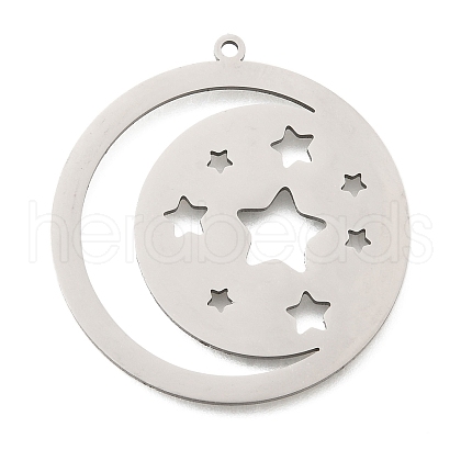 304 Stainless Steel Pendants STAS-S176-10P-1