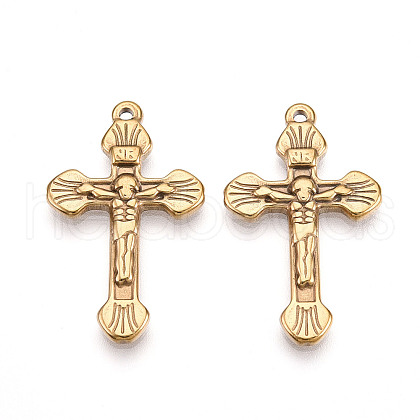 304 Stainless Steel Pendants STAS-N109-34G-1
