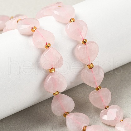 Natural Rose Quartz Beads Strands G-B044-B13-01-1