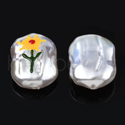 ABS Plastic Imitation Pearl Beads KY-N015-92-1