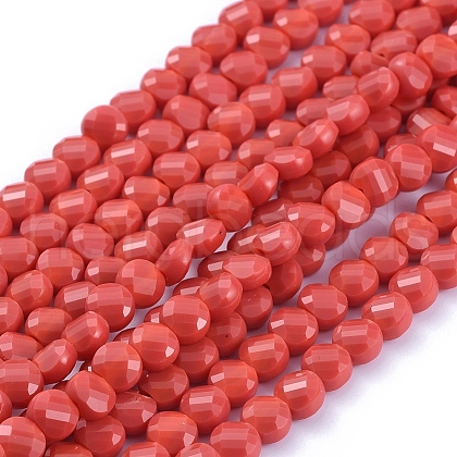 Glass Beads Strands EGLA-J149-B09-1