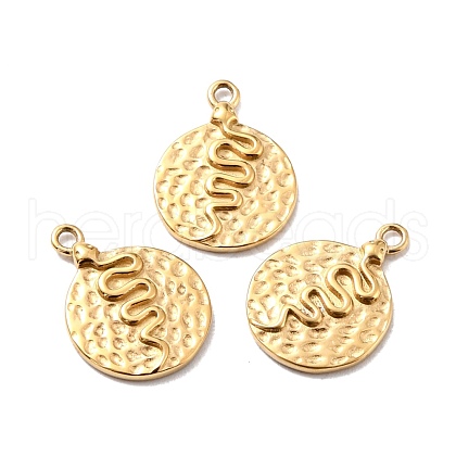 Ion Plating(IP) 316 Surgical Stainless Steel Pendants STAS-D450-12G-1