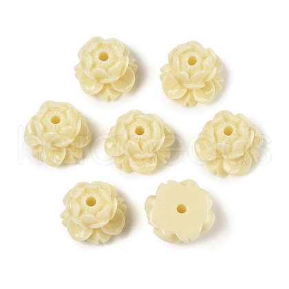 Synthetic Coral Carved Beads CORA-U002-C01-1