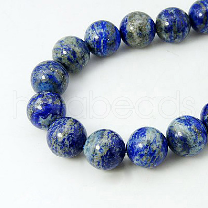 Natural Lapis Lazuli Beads Strands X-G-G099-4mm-7-1