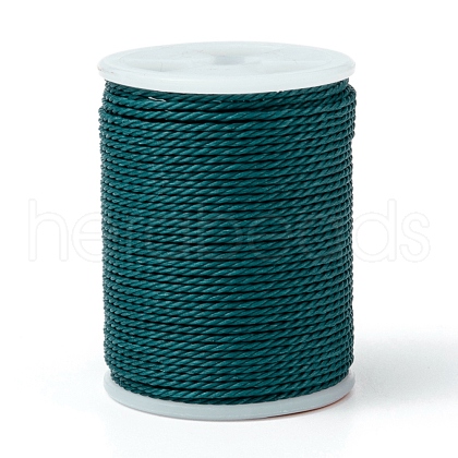 Round Waxed Polyester Cord X-YC-G006-01-1.0mm-35-1