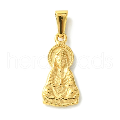 PVD Vacuum Plating 304 Stainless Steel Pendants STAS-L275-18G-1