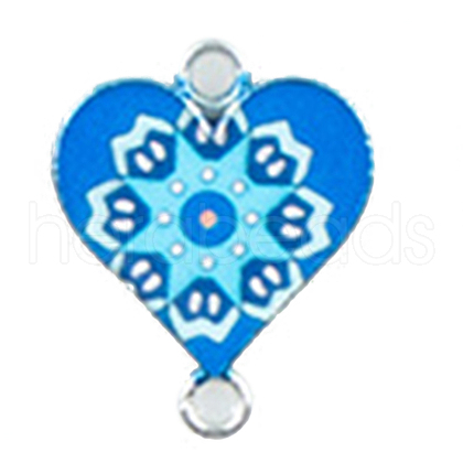 Alloy Enamel Connector Charms ENAM-CJC0001-08P-I-1