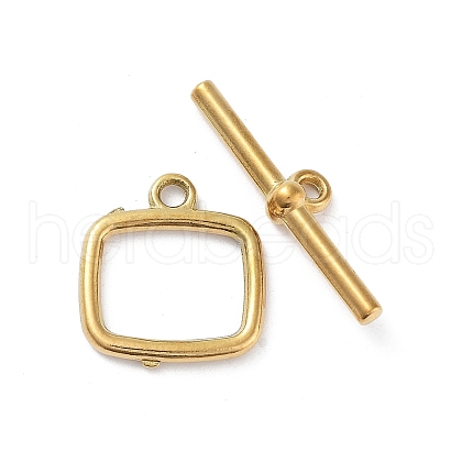 Ion Plating(IP) 304 Stainless Steel Toggle Clasps STAS-A092-07G-1