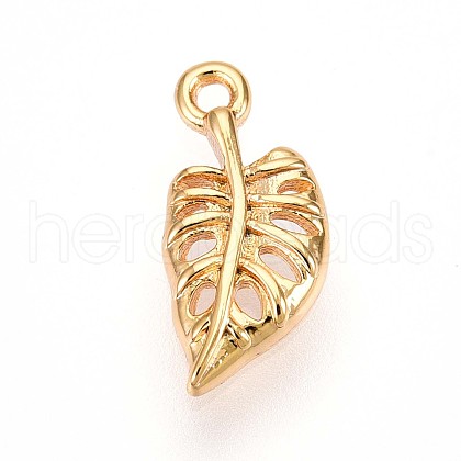 Brass Pendants KK-T075-15G-1