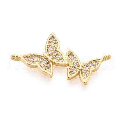Brass Micro Pave Cubic Zirconia Pendants KK-N263-39G-1