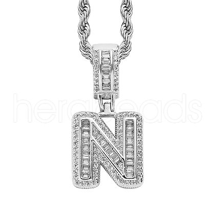 Brass Micro Pave Cubic Zirconia Pendants PW-WG3207D-28-1