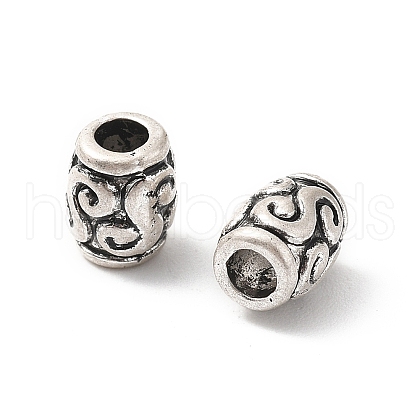 Tibetan Style Alloy Beads PALLOY-F317-02AS-1