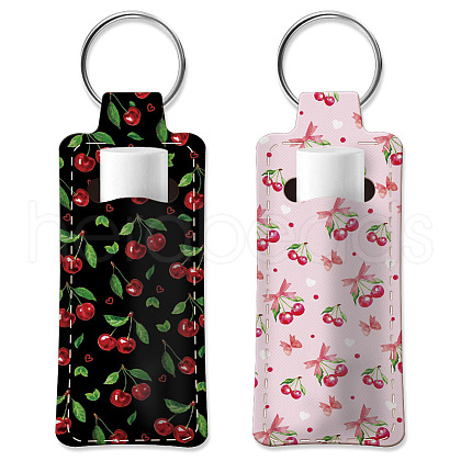 Elastic Neoprene Keychains KEYC-WH0045-016-1
