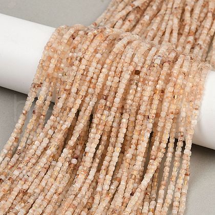Natural Citrine Beads Strands G-RM2025-C29-A-1