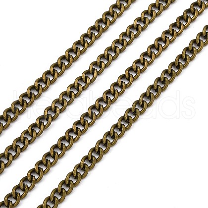 Iron Cuban Link Chains CH-R013-7x5.5mm-AB-NF-1