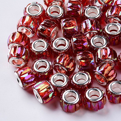 Transparent Resin European Beads X-RPDL-Q023-A-B04-1