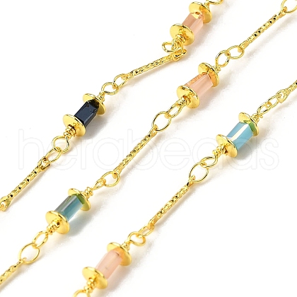 Brass Column Bar Link Chains CHS-H112-15G-1