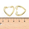 Brass Hoop Earrings EJEW-D323-01G-5