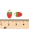 304 Stainless Steel Enamel Charms STAS-R168-02G-G-3