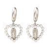 Rack Plating Brass Hoop Earrings EJEW-H143-20P-3