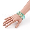 4Pcs 4 Styles Polymer Clay Heishi Beads Stretch Bracelets Sets BJEW-JB05910-5