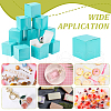 Square Kraft Paper Necklace Earring Storage Gift Boxes CON-WH0095-90A-02-6