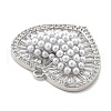 Brass Micro Pave Cubic Zirconia Pendants KK-L228-09P-2