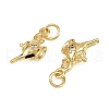 Brass Micro Pave Cubic Zirconia Pendants KK-S526-49G-2