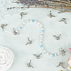 SUNNYCLUE 60Pcs Stainless Steel Spring Bead Clamps for Beading Jewelry Making FIND-SC0009-64-4
