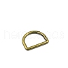 D-shaped Alloy Spring Ring Clasps PW-WG353A0-06-1