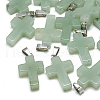 Natural Green Aventurine Pendants X-G-T080-12-1