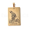 201 Stainless Steel Pendant STAS-B033-01G-08-1