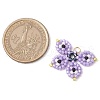 Seed Beads Beaded Charms PALLOY-MZ00320-02-2