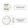 Tinplate Brooch JEWB-WH0012-064-2