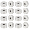 Beebeecraft 50Pcs 304 Stainless Steel Ear Nuts STAS-BBC0005-86B-1