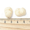 Natural Tagua Beads Jewelry Findings WOOD-V001-02-3