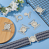 BENECREAT 6Sets Zinc Alloy Side Release Buckles FIND-BC0013-98B-5