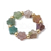 3Pcs Natural Indian Agate Finger Rings RJEW-JR00893-5
