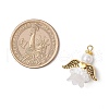 Glass Seed Beaded Angel Pendants PALLOY-MZ00713-01-2